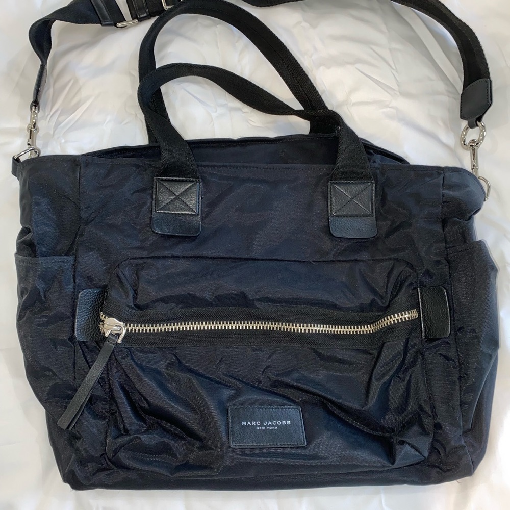 Marc Jacob’s nylon biker baby bag